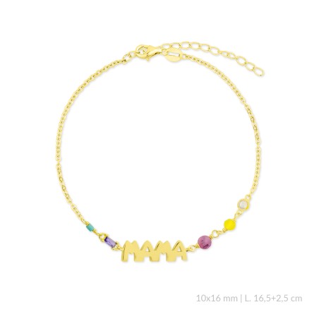 Bracelet en Argent avec oxyde de zirconium