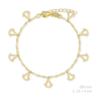 Pulsera de Plata de Ley | Virgen del Rocío