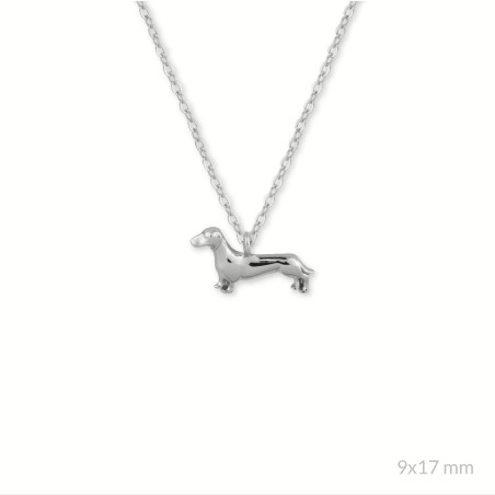 Silver necklace | Dachshund / Teckel