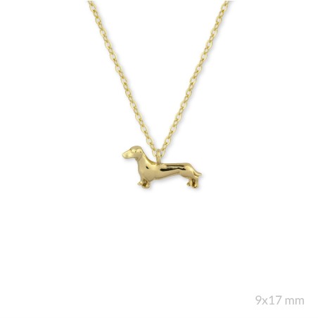Silver necklace | Dachshund / Teckel
