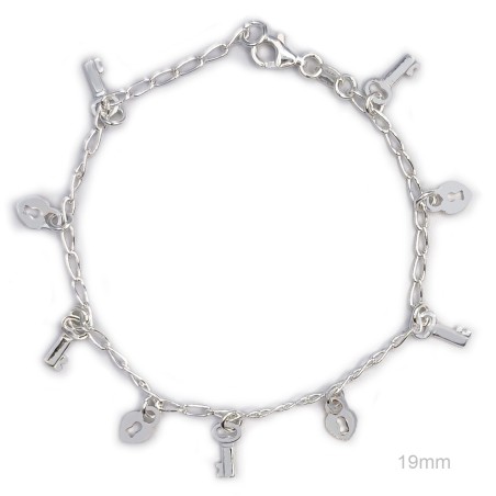 Pulseiras Prata lisa