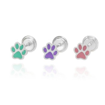 Pendientes Huella Perro...