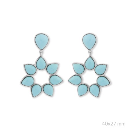 Boucles d'oreilles en Argent