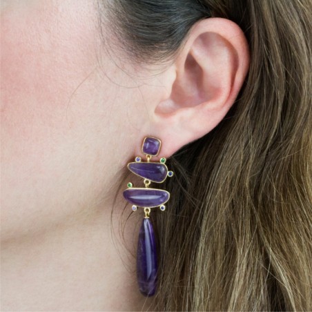 Boucles d'oreilles en Argent