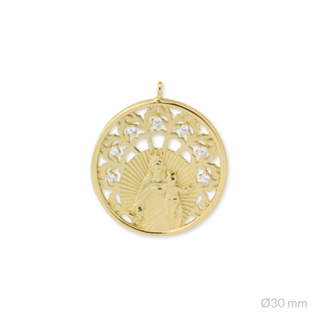 Colgante de Plata de Ley | Virgen del Carmen