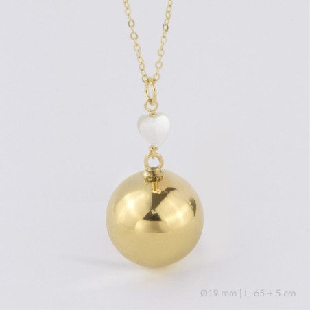 Llamador de Ángel de Plata de Ley | Ø19 mm