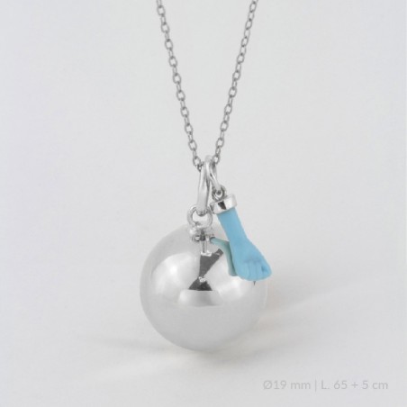 Invocador de Anjos em Prata Esterlina | Ø19 mm