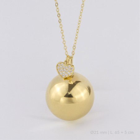 Llamador de Ángel de Plata de Ley | Ø21 mm