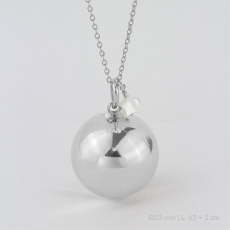 Invocador de Anjos em Prata Esterlina | Ø23 mm