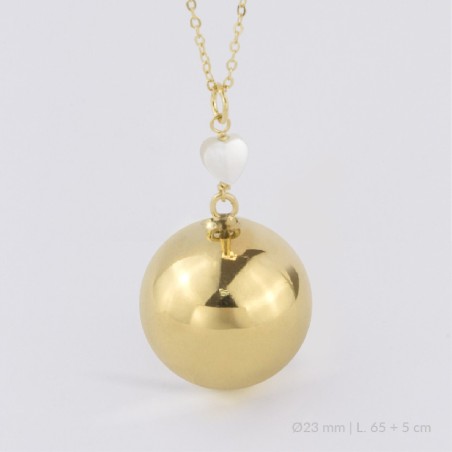 Llamador de Ángel de Plata de Ley | Ø23 mm