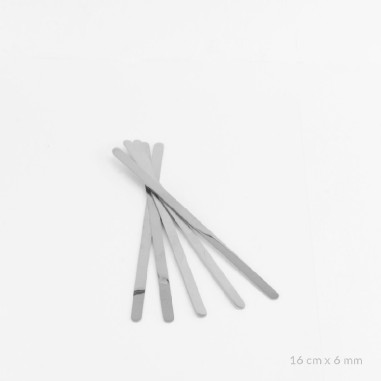Pack de 5 pulseras de Acero Inoxidable | 16cm x 6 mm