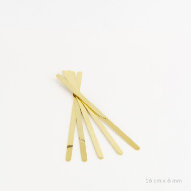 Pack de 5 pulseiras de Aço | 16cm x 6 mm