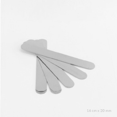 Pack de 5 pulseiras de Aço | 16cm x 20 mm