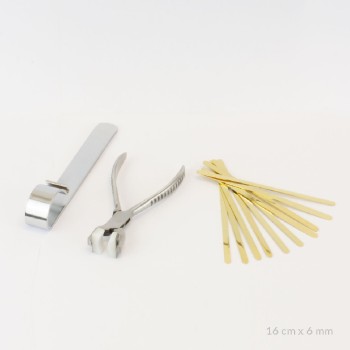 Kit of 10 stainless steel...