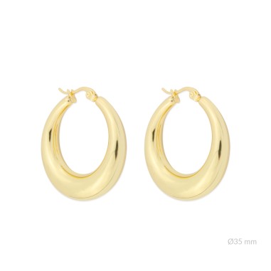 Boucles d'oreilles en Acier