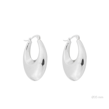 Boucles d'oreilles en Acier