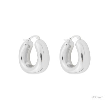 Boucles d'oreilles en Acier