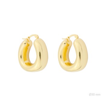 Boucles d'oreilles en Acier