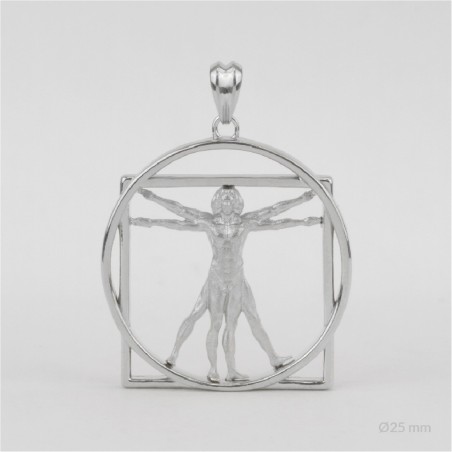 Sautoir en Argent | Ø25 mm