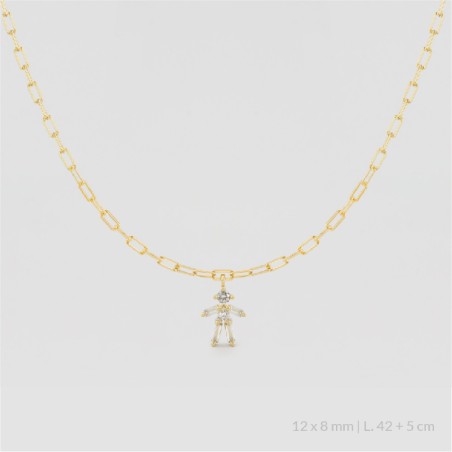 Gargantilha de Prata Esterlina | Menina