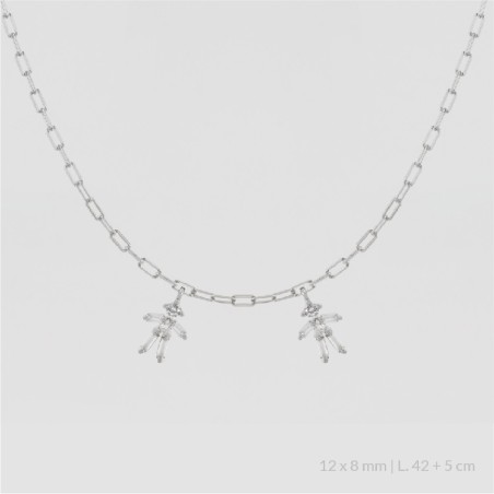 Sautoir en Argent | Fille Fille