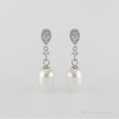 Pendientes de Plata de Ley