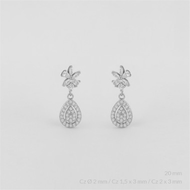 Brincos de Prata Esterlina