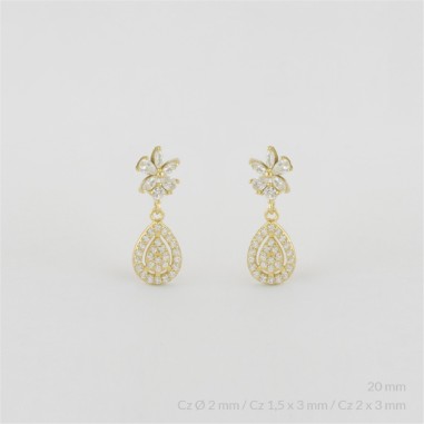 Boucles d'oreilles en Argent