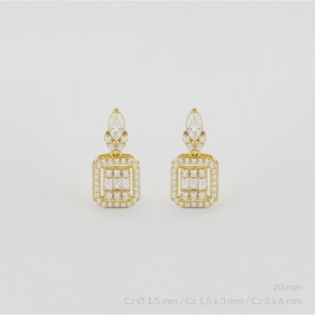 Boucles d'oreilles en Argent