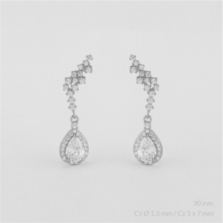 Brincos de Prata Esterlina