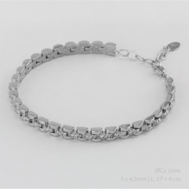 Pulseira de Prata Esterlina