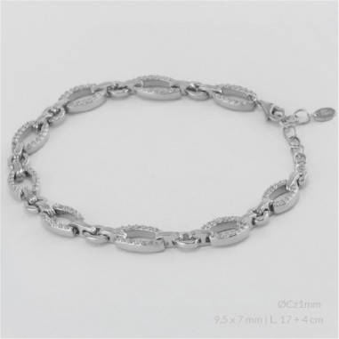Pulseira de Prata Esterlina