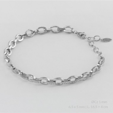 Pulseira de Prata Esterlina