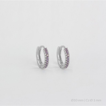 Silver Hoops | Ø10 mm