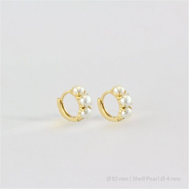 Silver Earrings | Ø10 mm