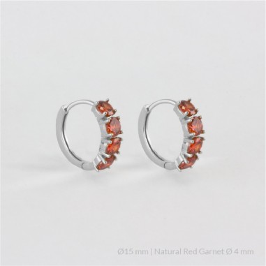 Silver Earrings | Ø15 mm