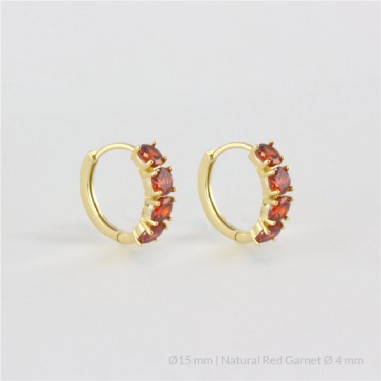 Silver Earrings | Ø15 mm