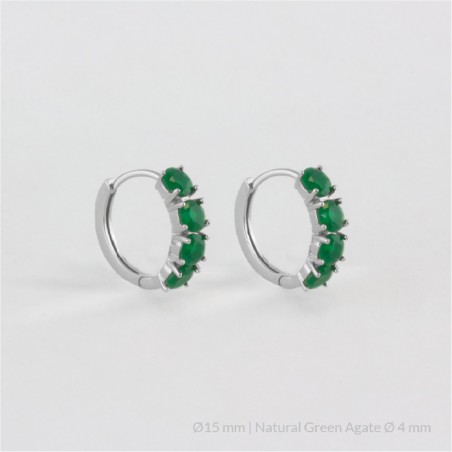 Silver Earrings | Ø15 mm