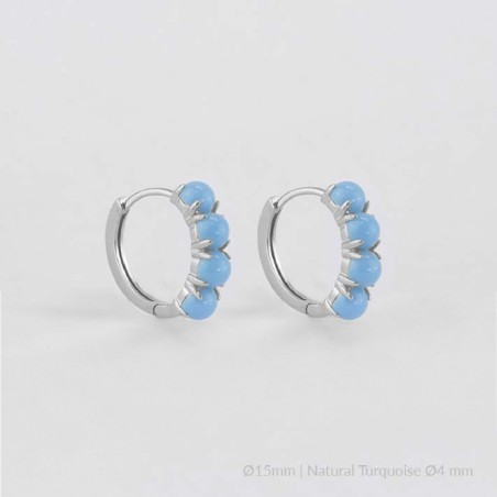 Silver Earrings | Ø15 mm