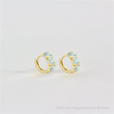 Silver Earrings | Ø10 mm