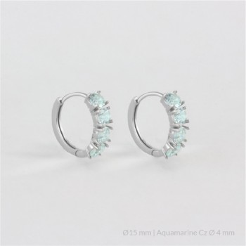 Silver Earrings | Ø15 mm