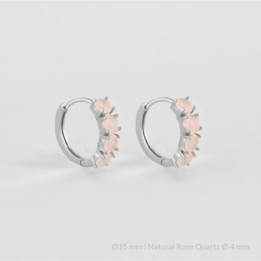 Boucles d'oreilles en Argent | Ø15 mm