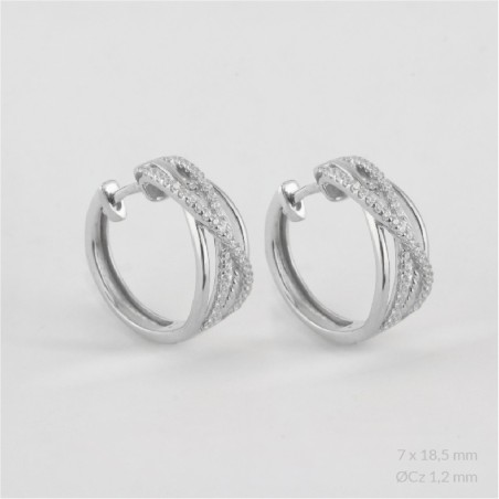 Boucles d'oreilles en Argent
