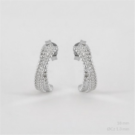 Boucles d'oreilles en Argent