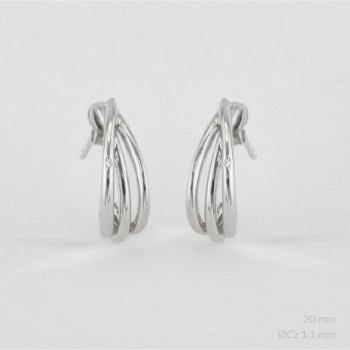 Pendientes de Plata de Ley