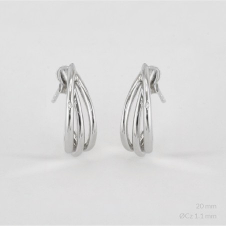 Boucles d'oreilles en Argent