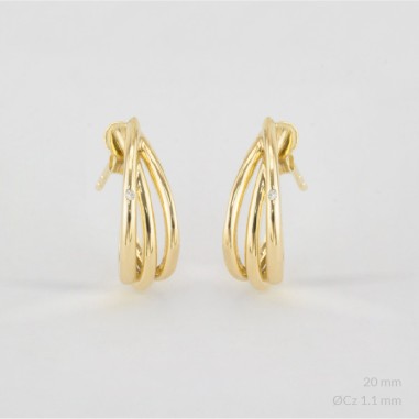 Boucles d'oreilles en Argent