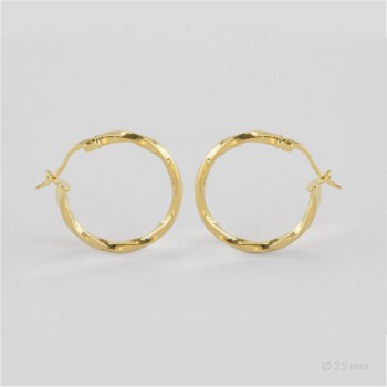Sterling Silver Hoops | Ø25 mm
