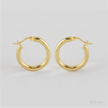 Sterling Silver Hoops | Ø25 mm