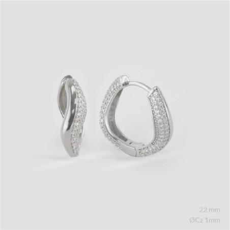 Boucles d'oreilles en Argent